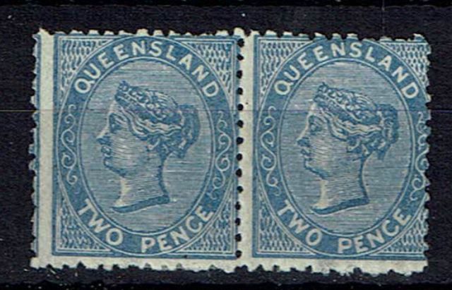 Image of Australian States ~ Queensland SG 130 MM British Commonwealth Stamp